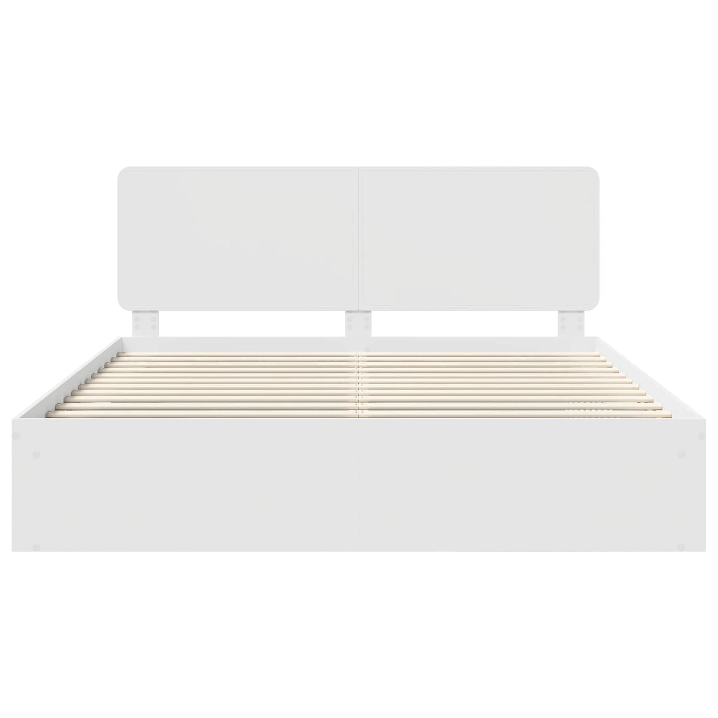 Struttura del letto Bianco 200 x 200 cm Pino massello | homemem39