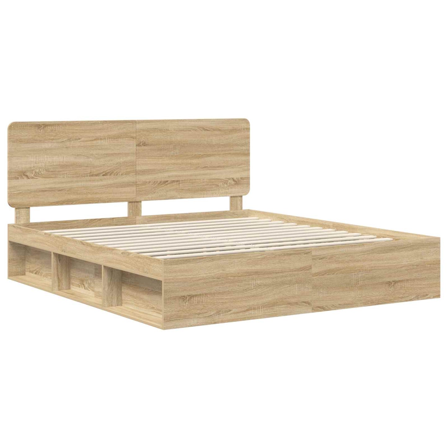 Struttura del letto Sonoma 200 x 200 cm Pino massello | homemem39