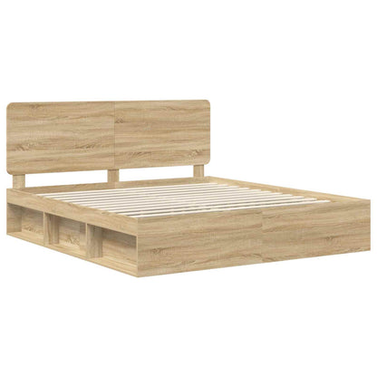 Struttura del letto Sonoma 200 x 200 cm Pino massello | homemem39