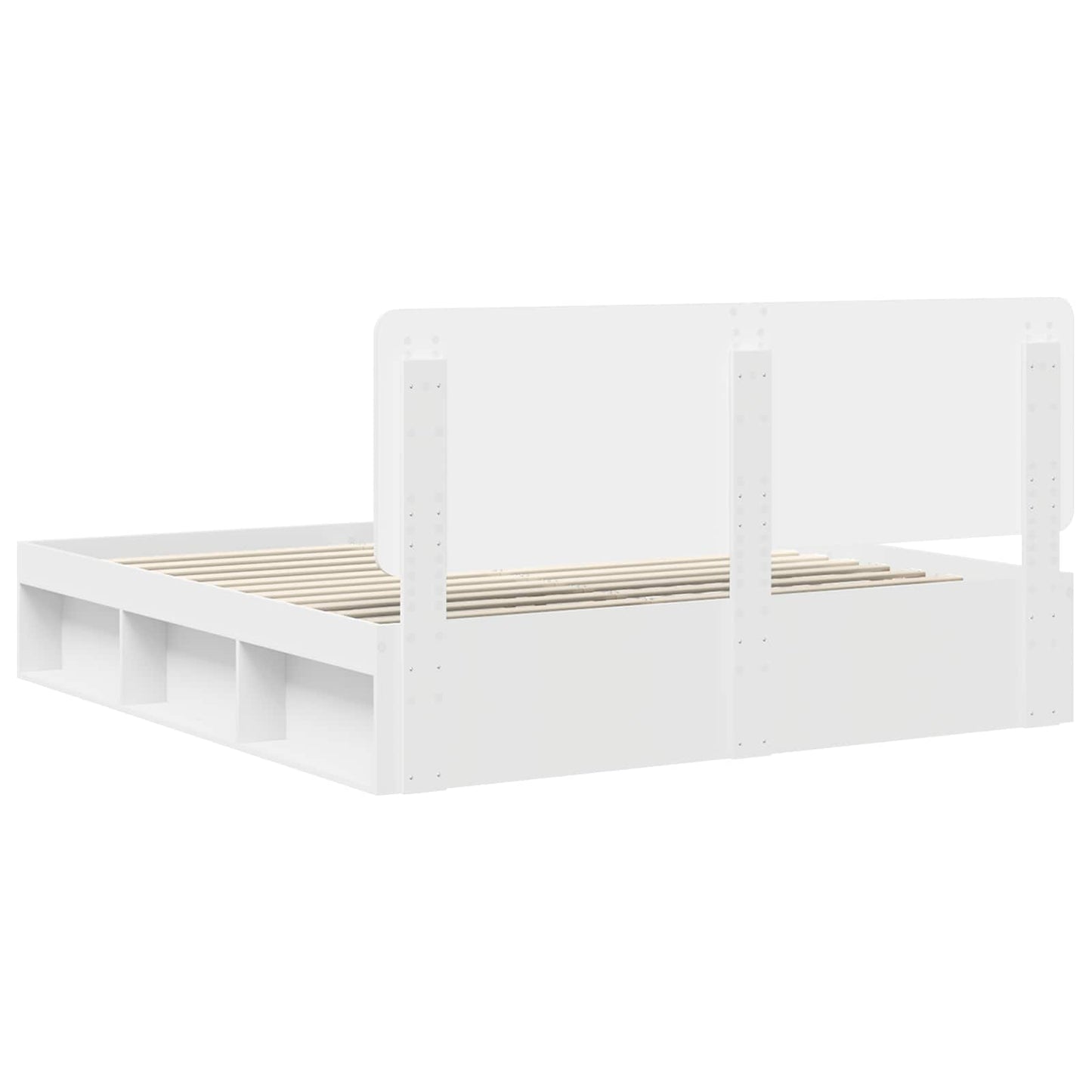 Struttura del letto Bianco 180 x 200 cm Pino massello | homemem39