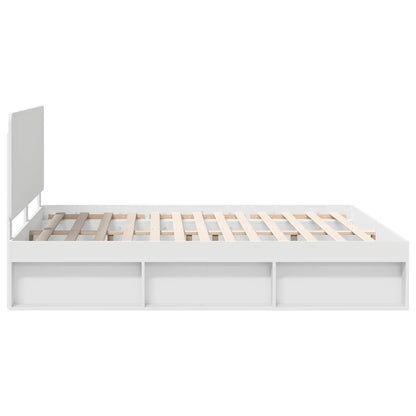 Struttura del letto Bianco 180 x 200 cm Pino massello | homemem39