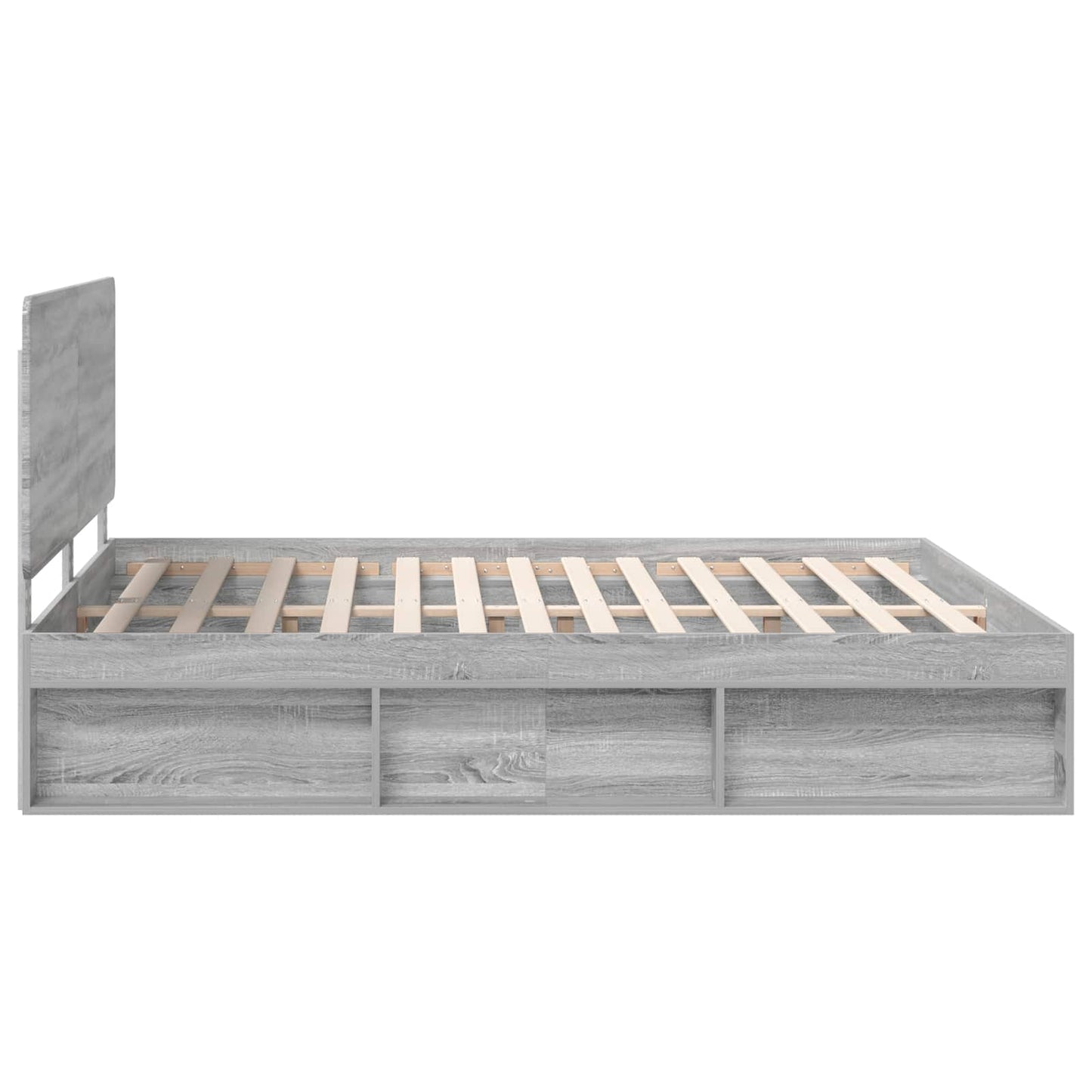 Struttura del letto Grigio Sonoma 180 x 200 cm Pino massello | homemem39