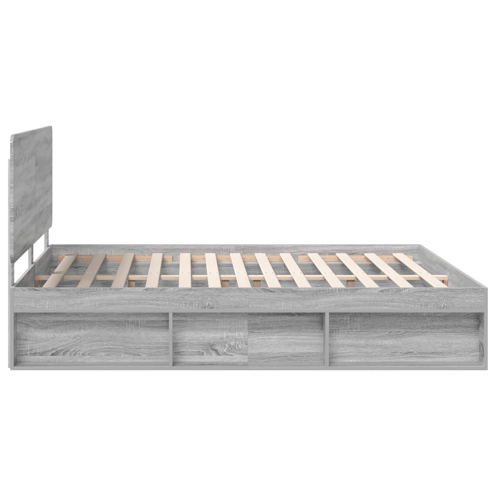 Struttura del letto Grigio Sonoma 180 x 200 cm Pino massello | homemem39
