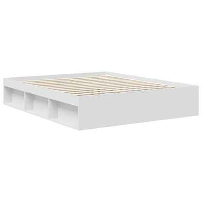 Struttura del letto Bianco 160 x 200 cm Pino massello | homemem39