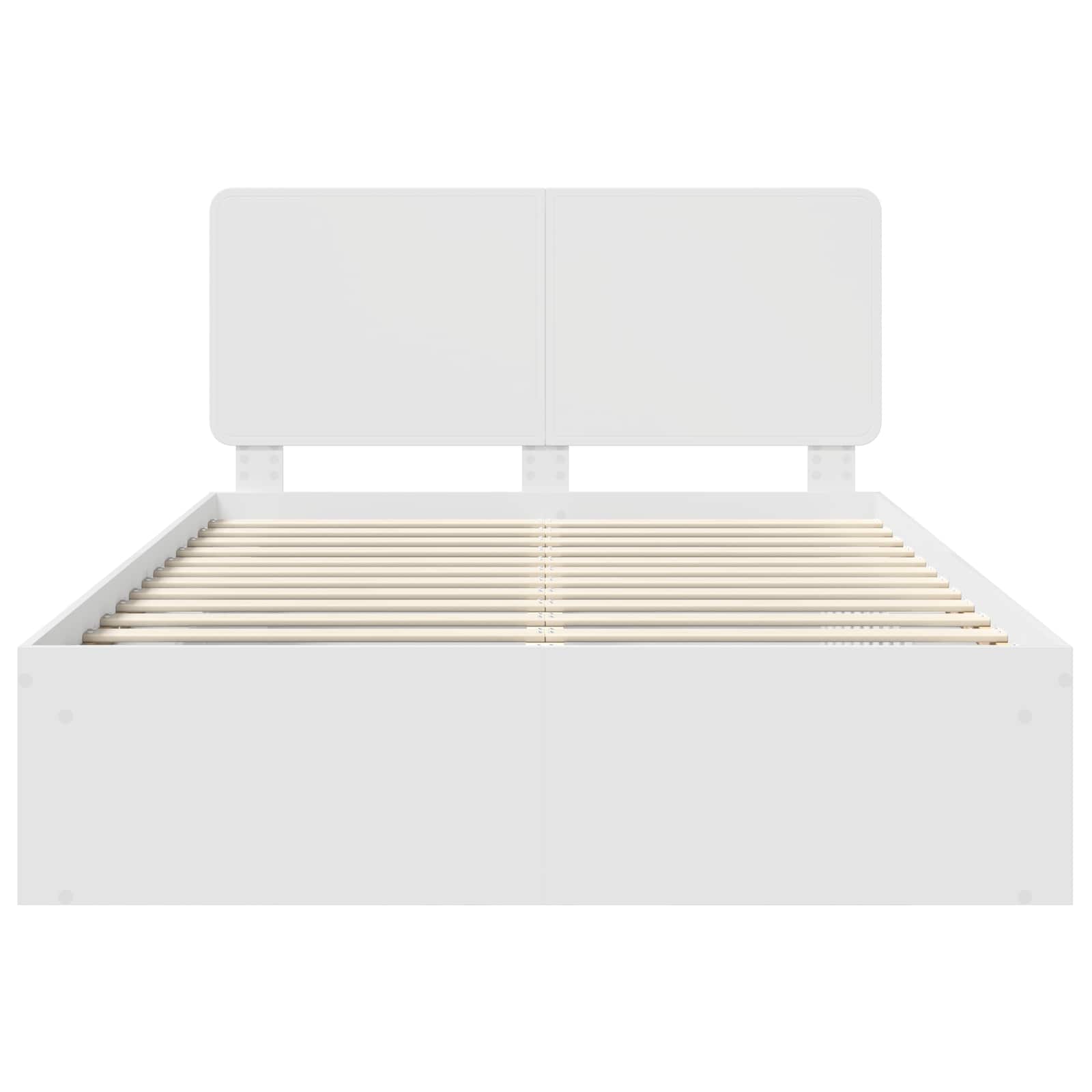Struttura del letto Bianco 160 x 200 cm Pino massello | homemem39