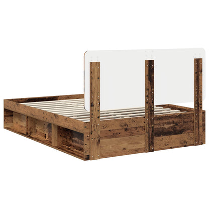Struttura del letto Legno vecchio 150 x 200 cm Pino massello | homemem39