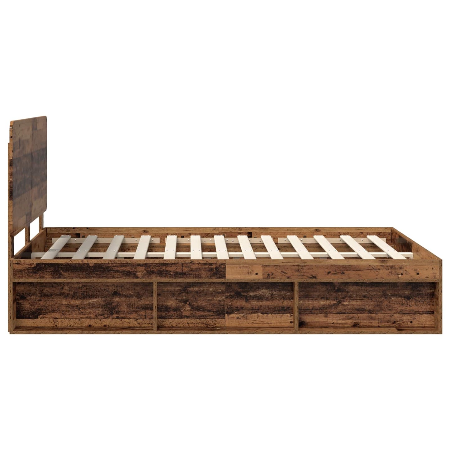 Struttura del letto Legno vecchio 150 x 200 cm Pino massello | homemem39