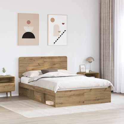 Struttura del letto Rovere Artigianale 150 x 200 cm | homemem39