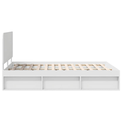 Struttura del letto Bianco 140 x 200 cm Pino massello | homemem39