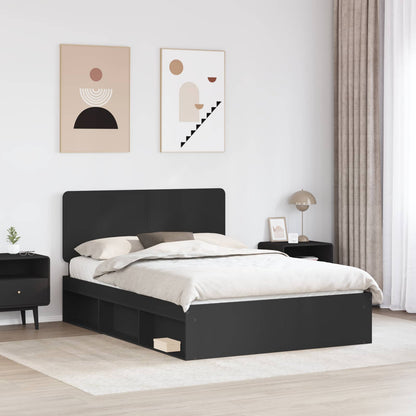 Struttura del letto Nero 140 x 200 cm Pino massello | homemem39