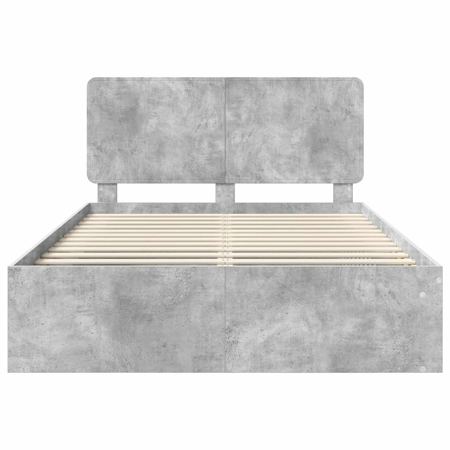 Struttura del letto Calcestruzzo 140 x 200 cm Pino massello | homemem39
