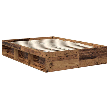 Struttura del letto Legno vecchio 140 x 190 cm Pino massello | homemem39