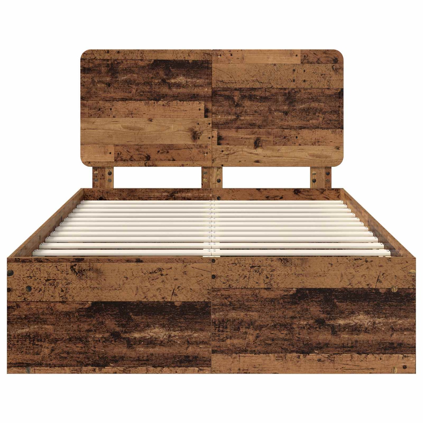 Struttura del letto Legno vecchio 135 x 190 cm Pino massello | homemem39