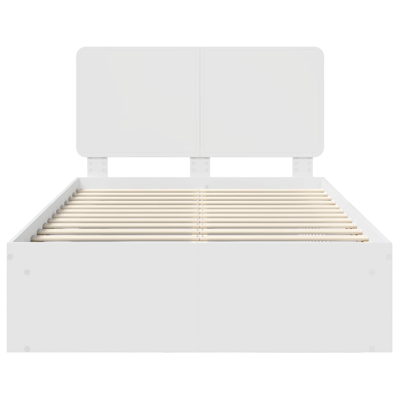Struttura del letto Bianco 120 x 200 cm Pino massello | homemem39