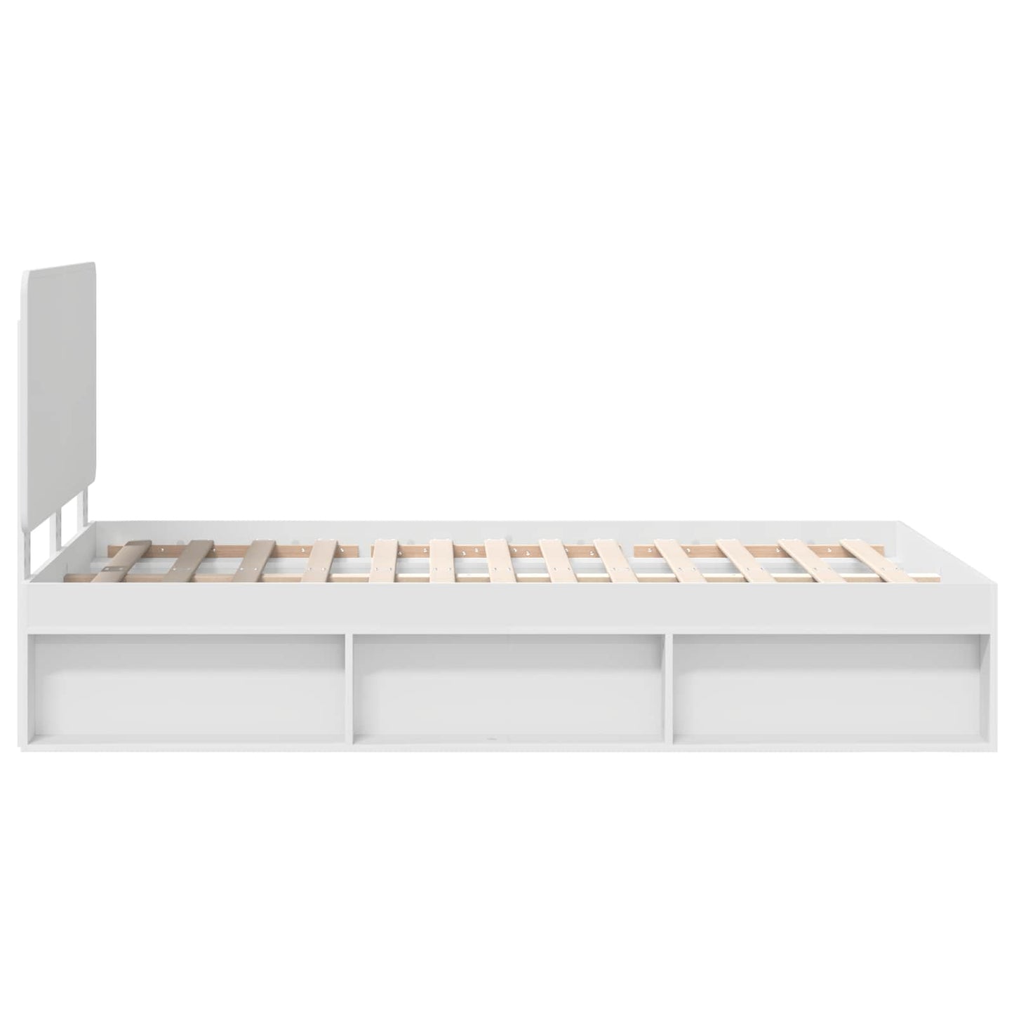 Struttura del letto Bianco 120 x 200 cm Pino massello | homemem39