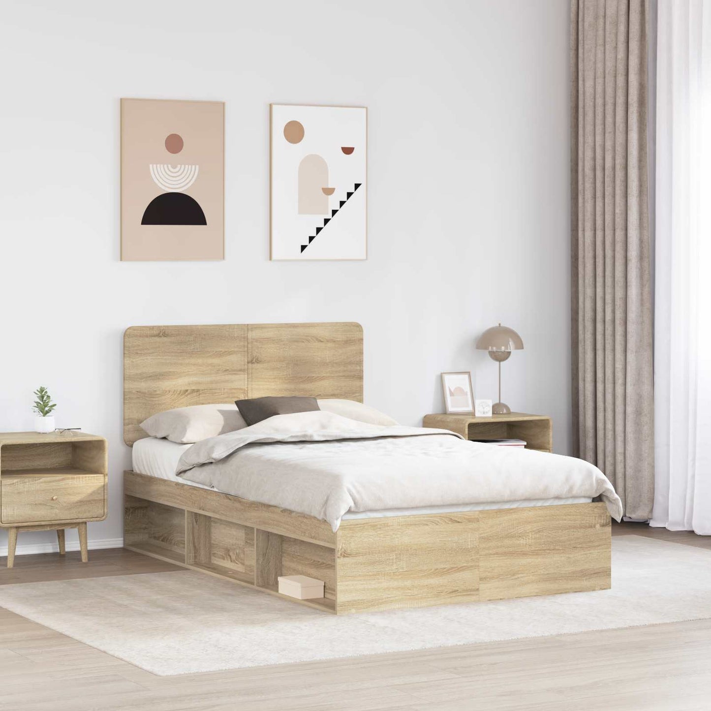 Struttura del letto Sonoma 120 x 200 cm Pino massello | homemem39