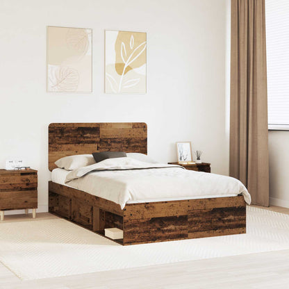Struttura del letto Legno vecchio 120 x 200 cm Pino massello | homemem39