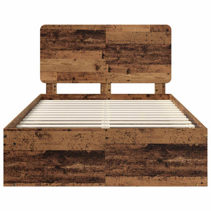 Struttura del letto Legno vecchio 120 x 200 cm Pino massello | homemem39