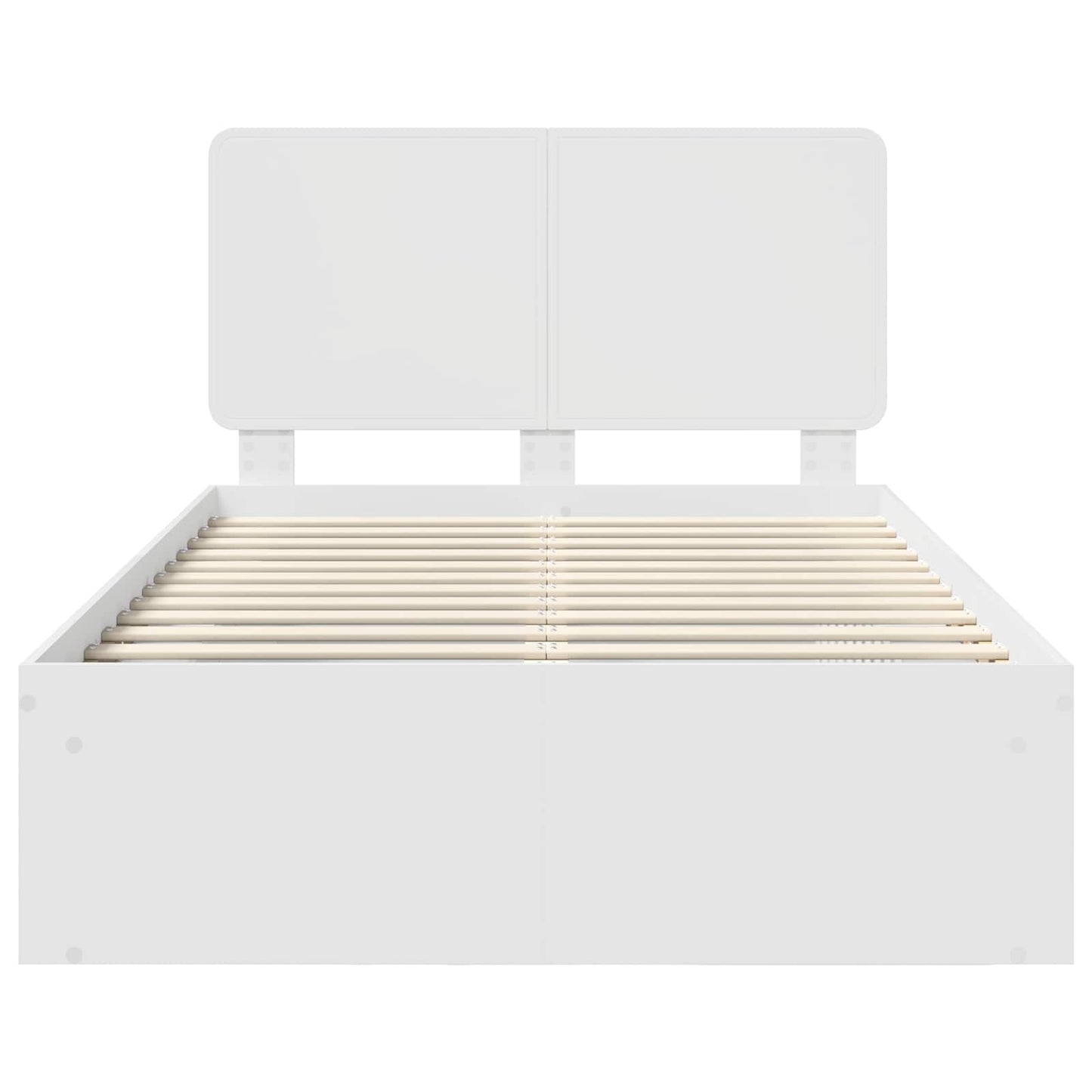 Struttura del letto Bianco 120 x 190 cm Pino massello | homemem39