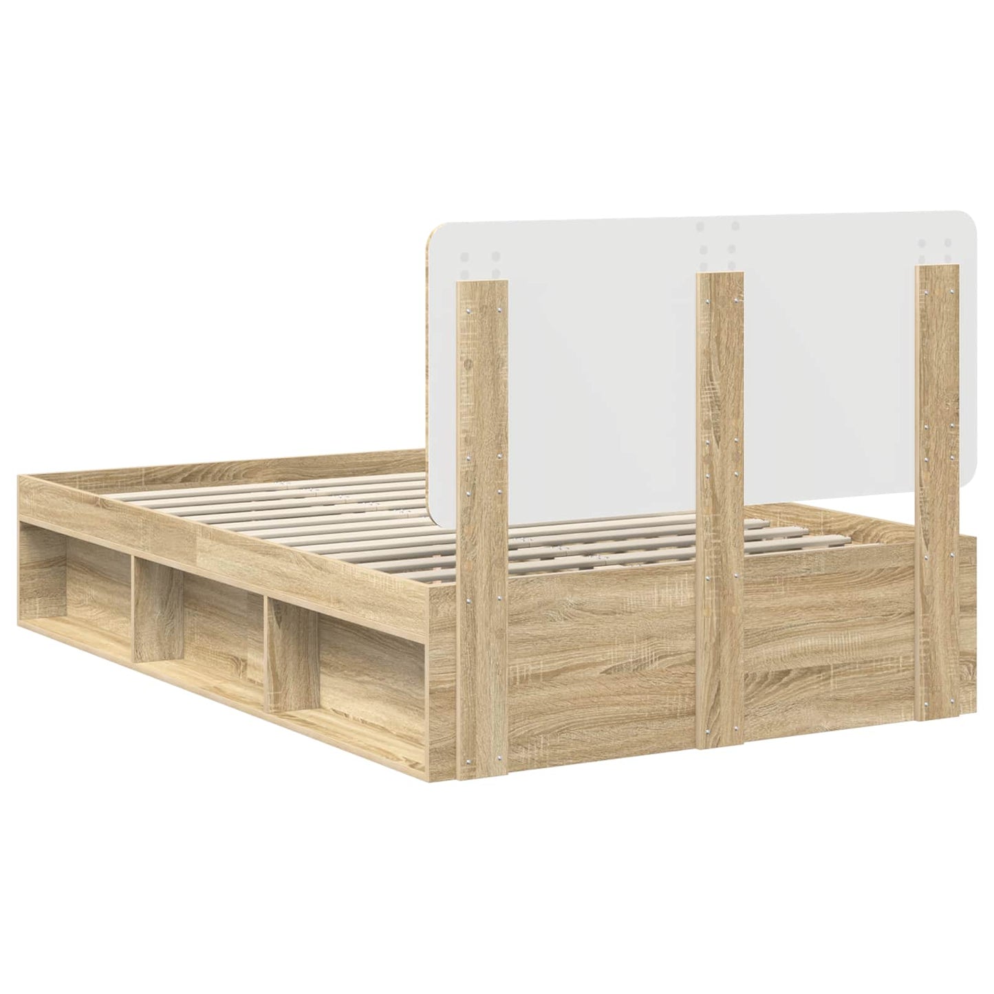 Struttura del letto Sonoma 120 x 190 cm Pino massello | homemem39