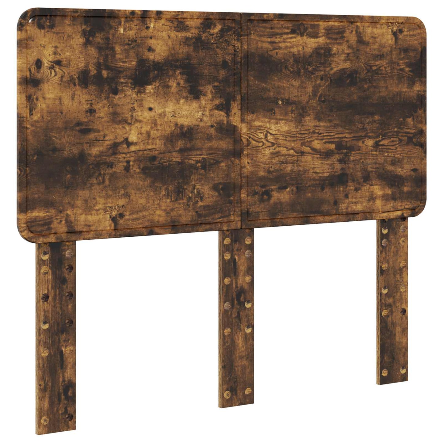 Struttura del letto Rovere fumé 120 x 190 cm Pino massello