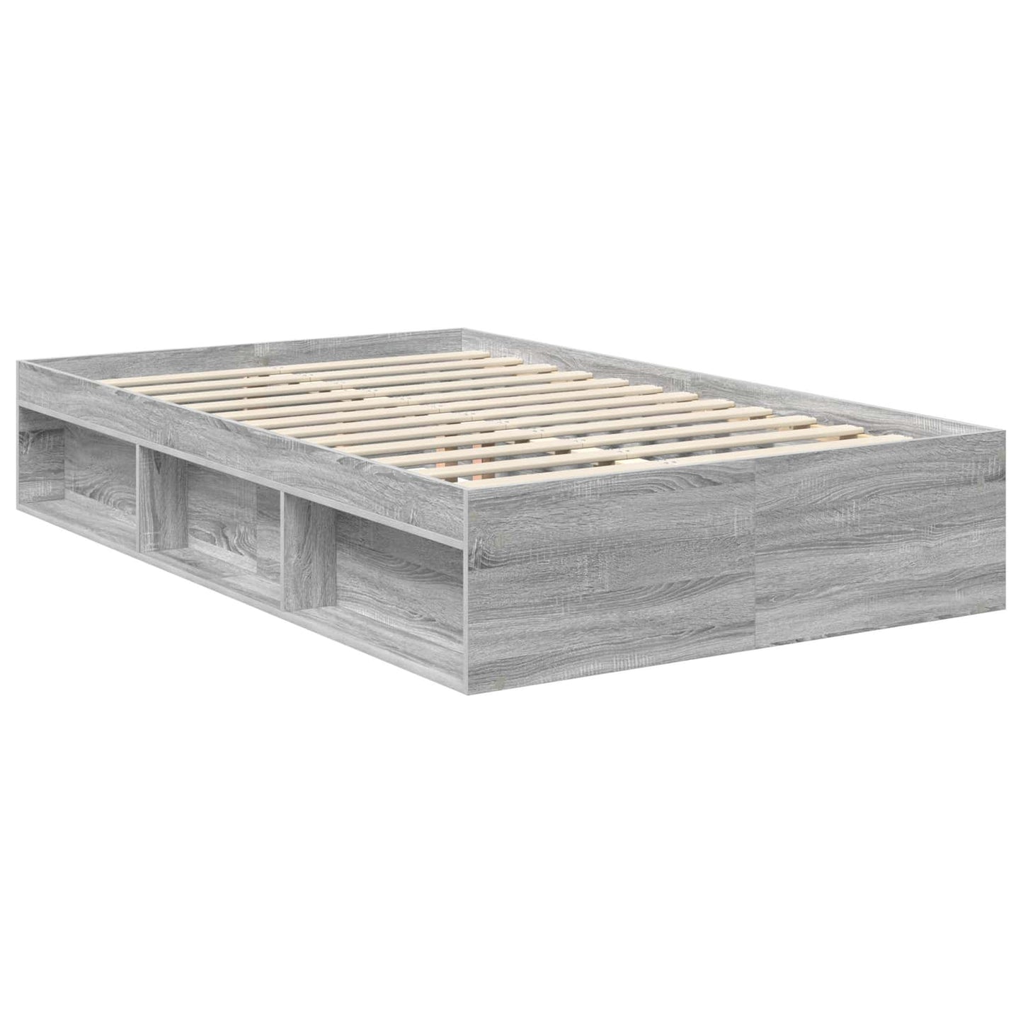 Struttura del letto Grigio Sonoma 120 x 190 cm Pino massello | homemem39