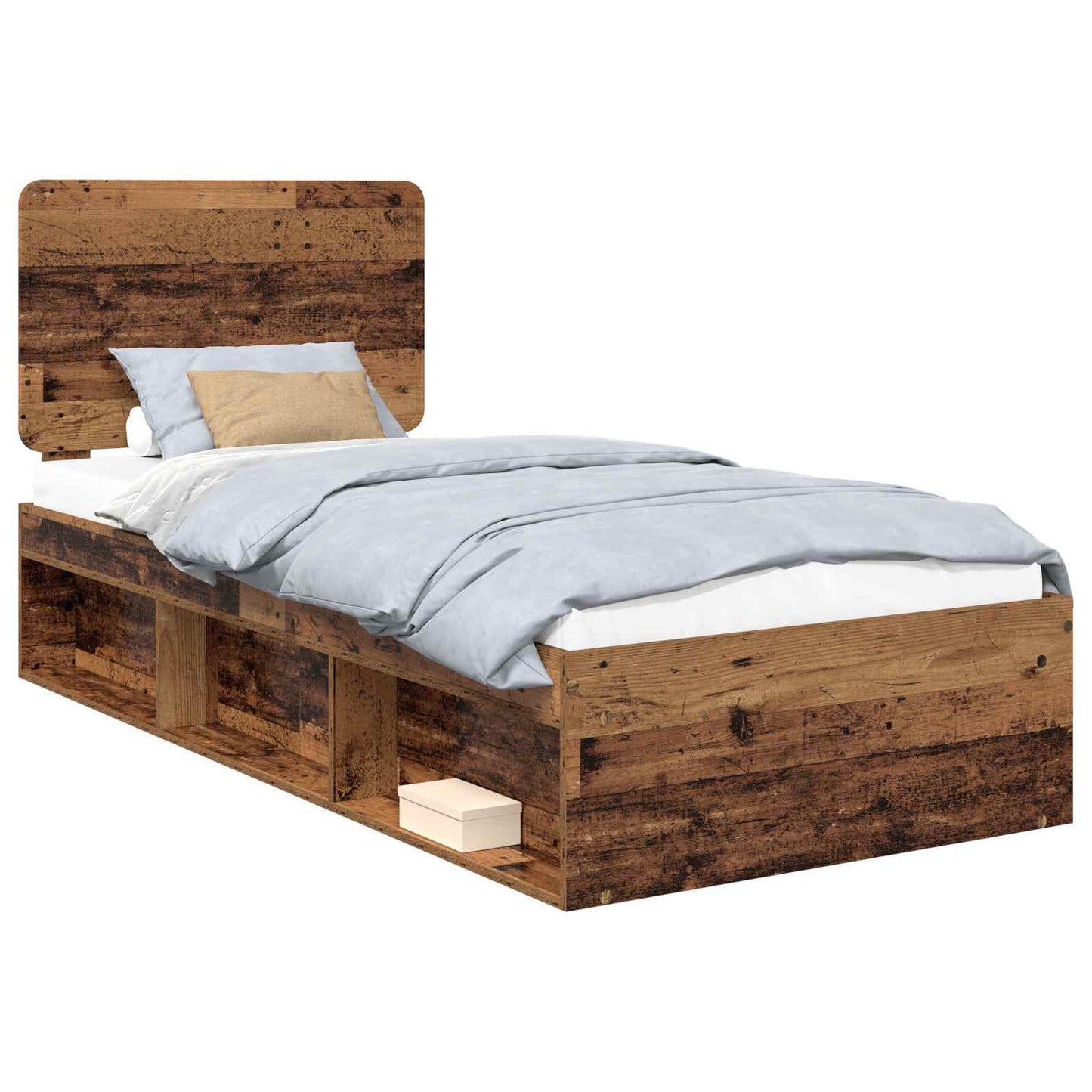 Struttura del letto Legno vecchio 100 x 200 cm Pino massello | homemem39