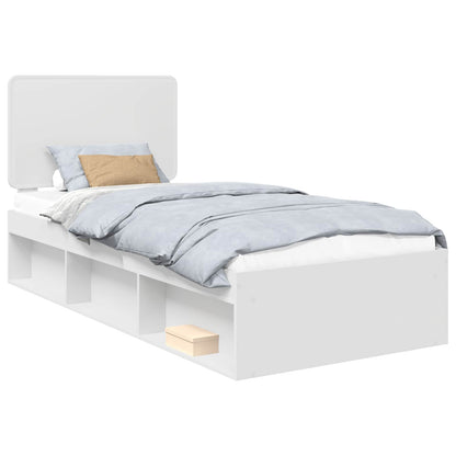 Struttura del letto Bianco 90 x 200 cm Pino massello | homemem39