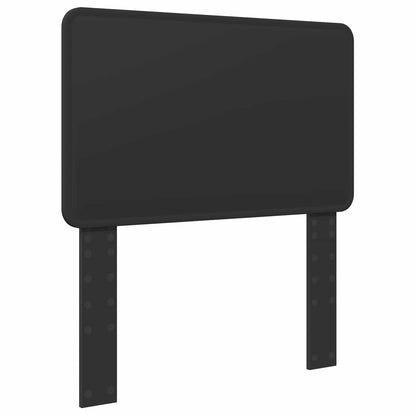 Struttura del letto con testiera Nero 90 x 200 cm Pino massello | homemem39