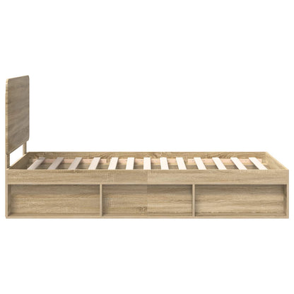 Struttura del letto Sonoma 90 x 190 cm Pino massello | homemem39