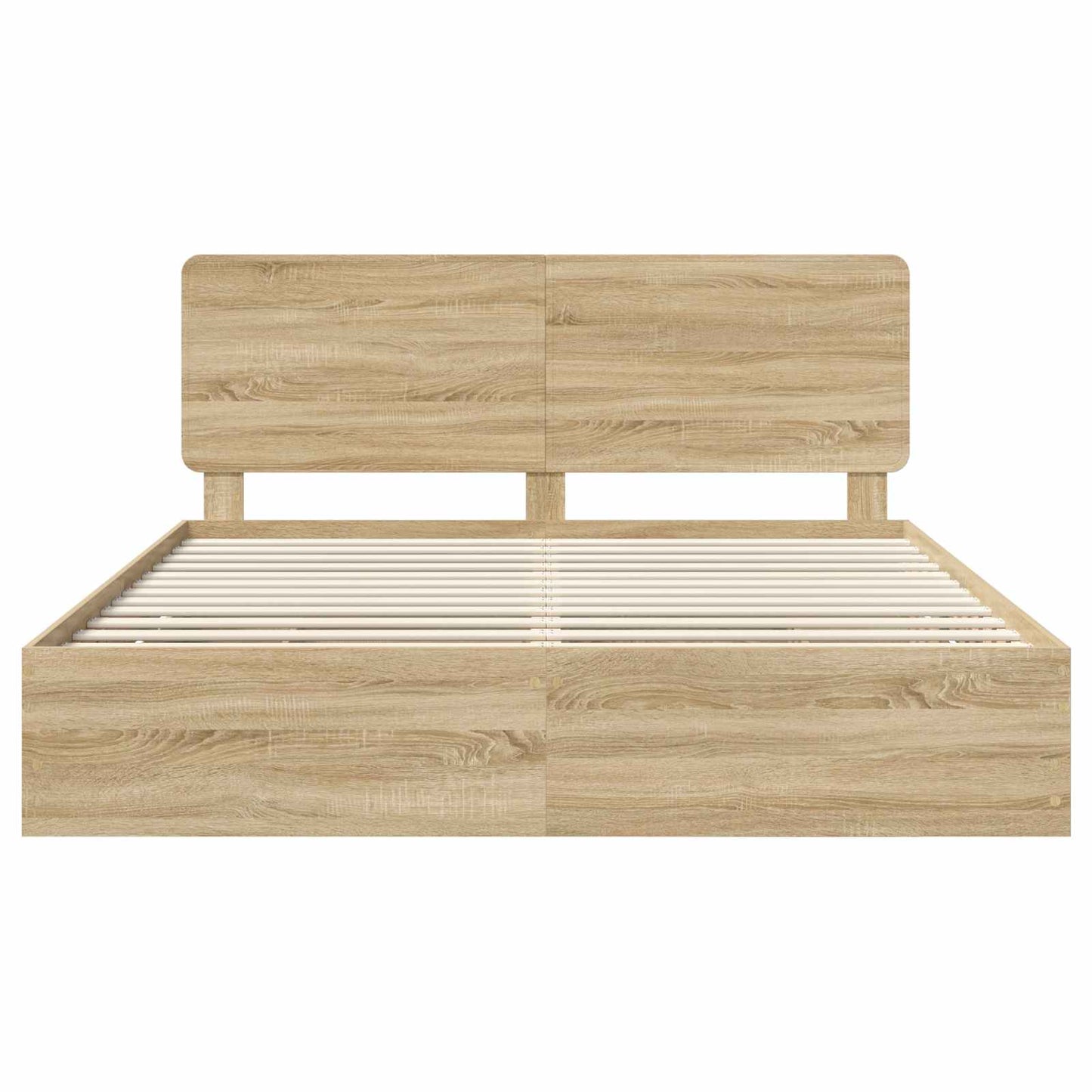 Struttura del letto con cassetto Rovere Sonoma 200 x 200 cm | homemem39
