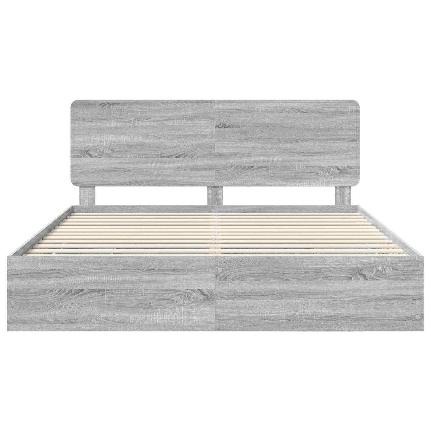Struttura del letto con cassetto Grigio Sonoma 200 x 200 cm | homemem39