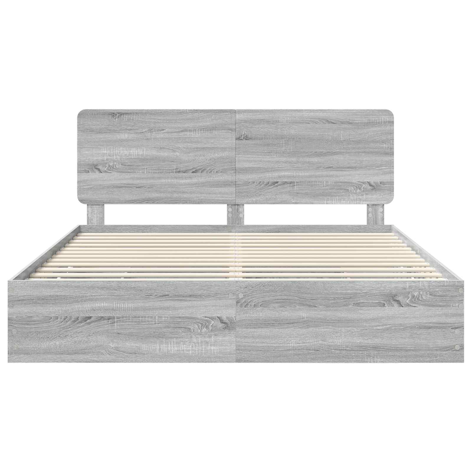 Struttura del letto con cassetto Grigio Sonoma 180 x 200 cm | homemem39