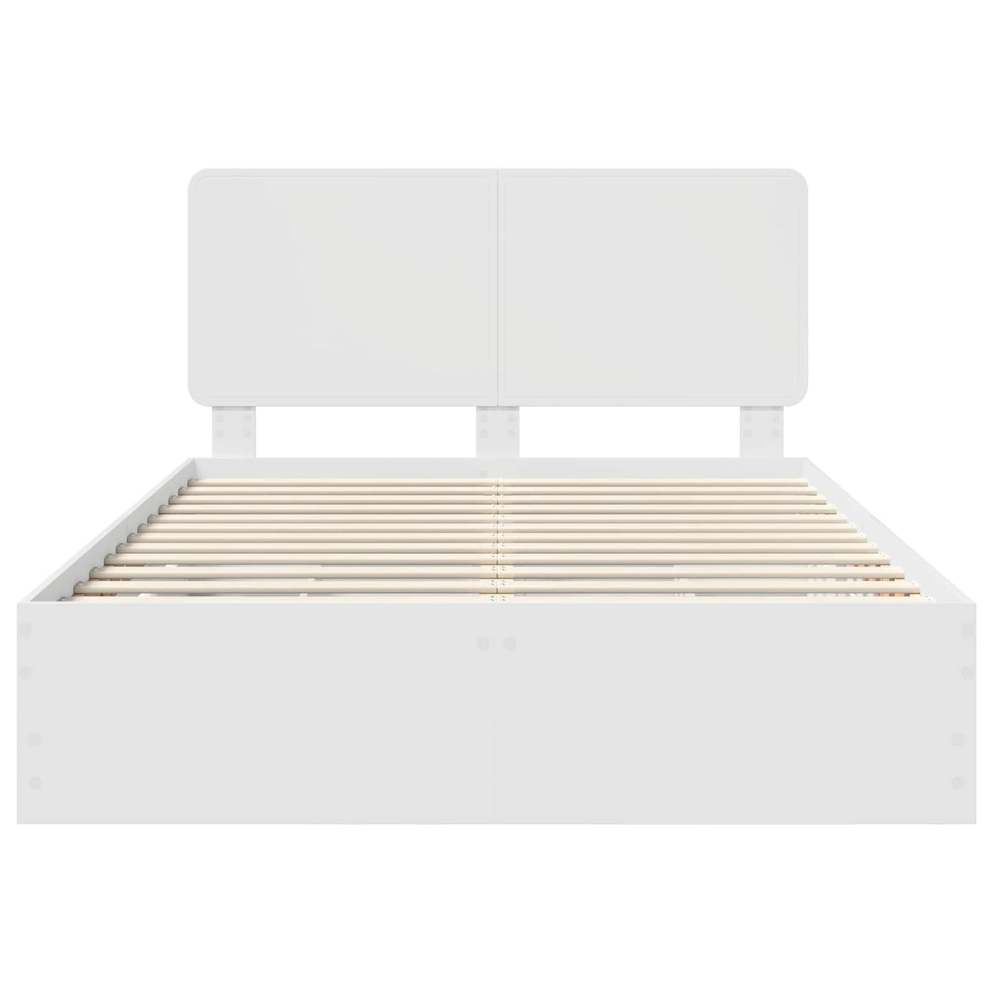 Struttura del letto Bianco 160 x 200 cm Legno Ingegnerizzato