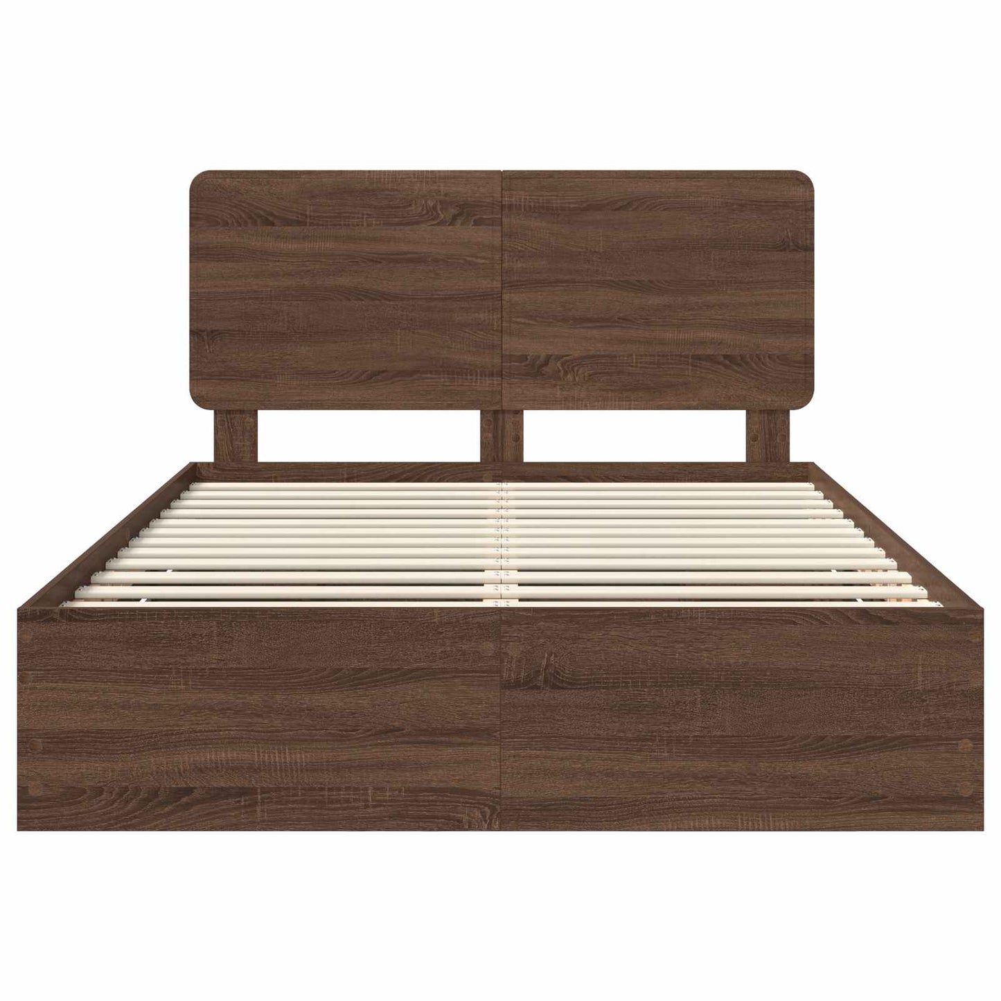 Struttura del letto con cassetto Rovere Marrone 150 x 200 cm
