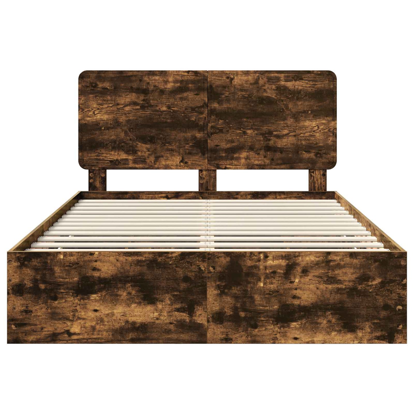 Struttura del letto con cassetto Rovere fumé 140 x 190 cm