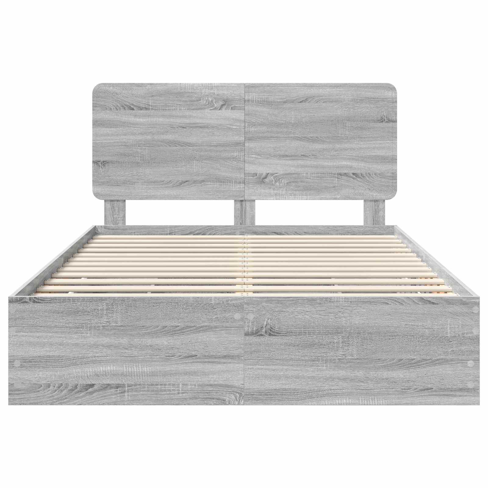 Struttura del letto con cassetto Grigio Sonoma 140 x 190 cm | homemem39