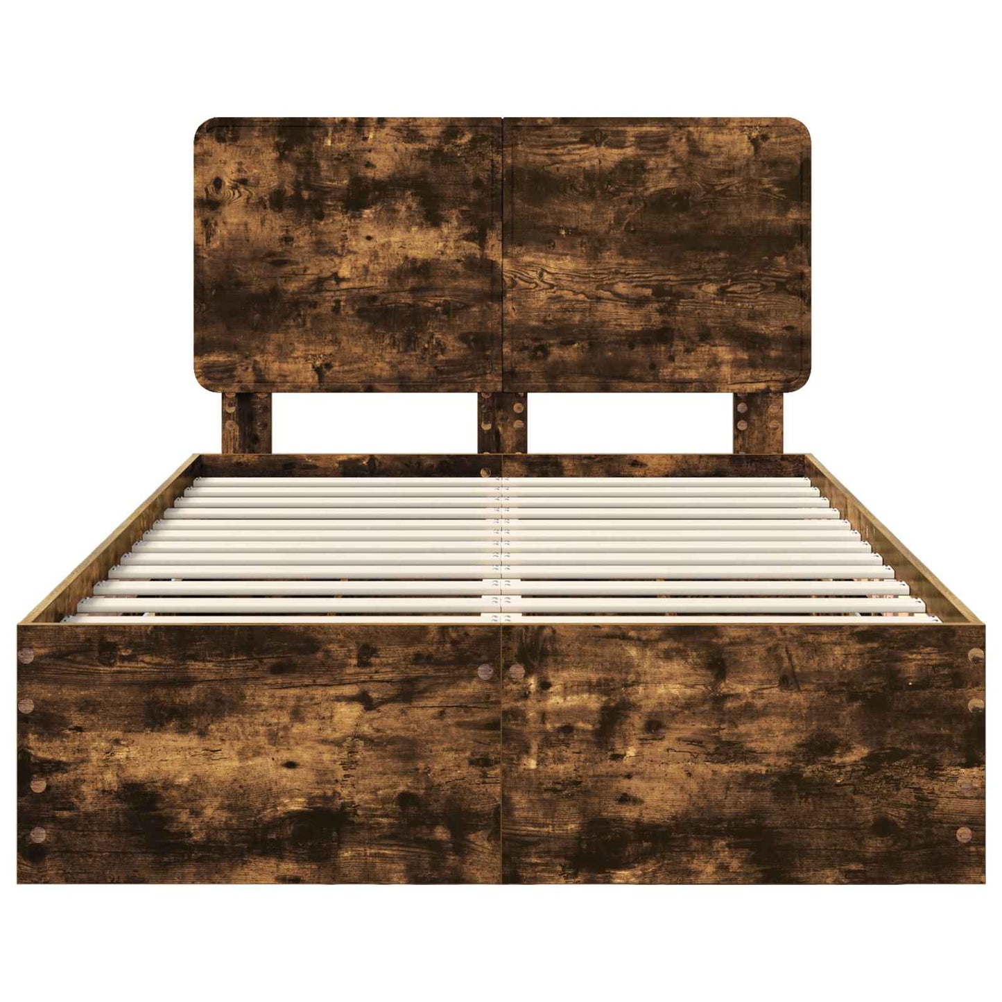 Struttura del letto con cassetto Rovere fumé 135 x 190 cm | homemem39