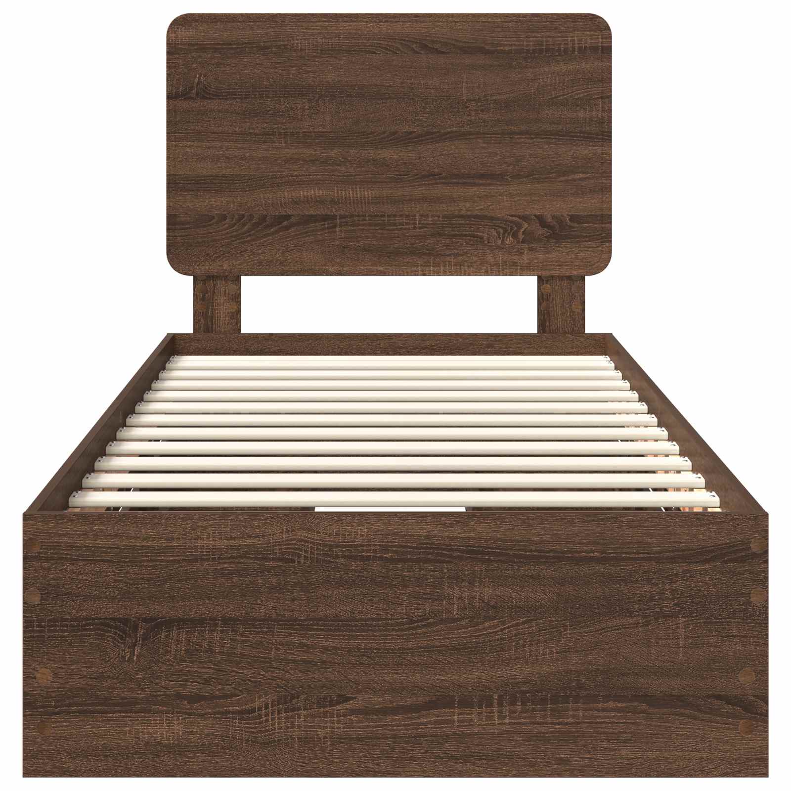 Struttura del letto con cassetto Rovere Marrone 75 x 190 cm | homemem39