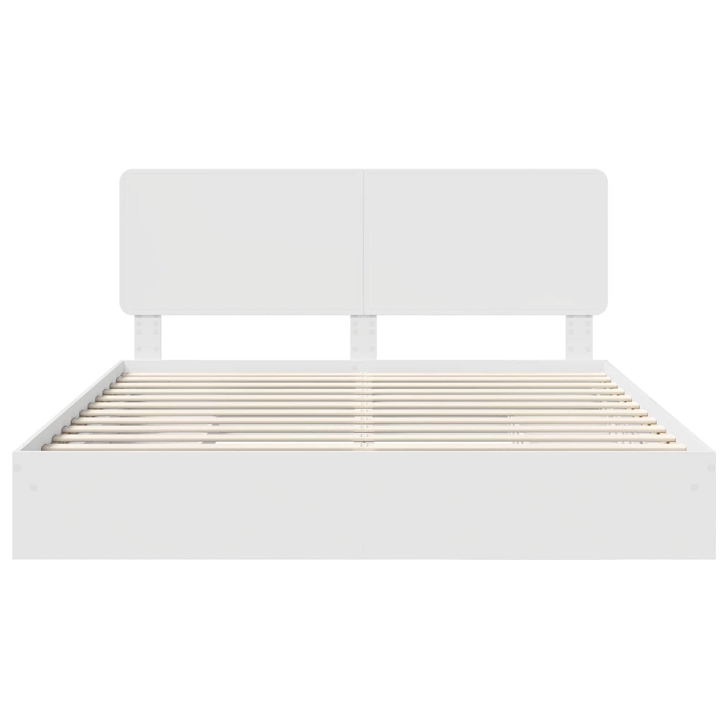Letto con Contenitore Bianco 180 x 200 cm Legno multistrato | homemem39