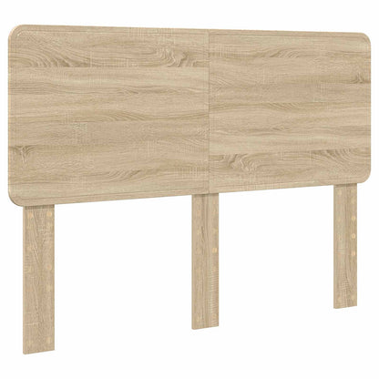 Letto con Contenitore con testiera Rovere Sonoma 140 x 200 cm | homemem39