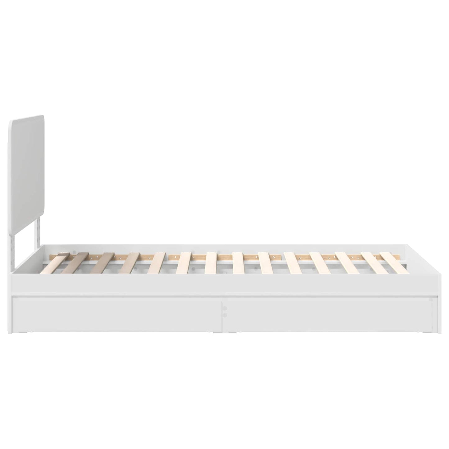 Letto con Contenitore Bianco 90 x 200 cm Legno multistrato | homemem39