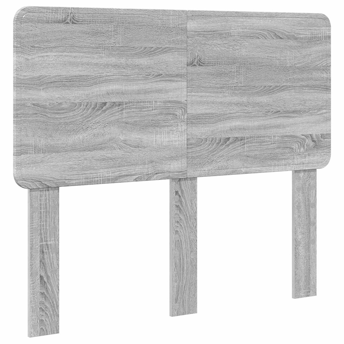 Struttura del letto con testiera Grigio Sonoma 135 x 190 cm | homemem39