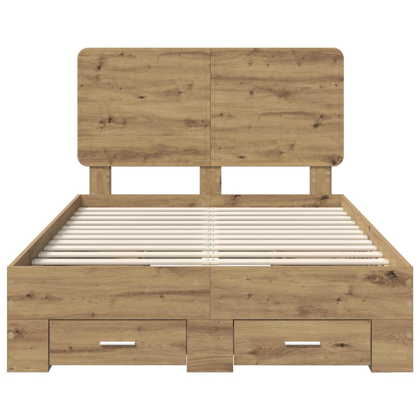 Struttura del letto Rovere artigianale 120 x 190 cm | homemem39
