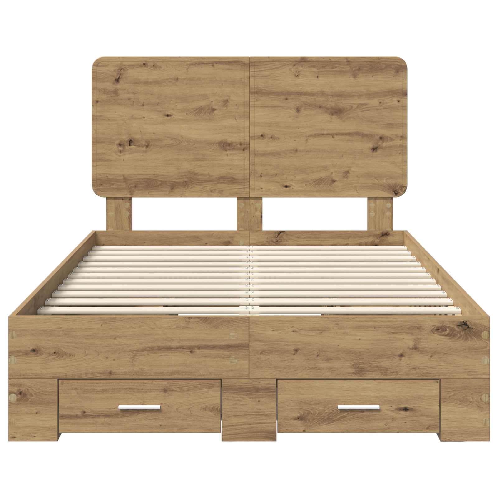 Struttura del letto Rovere artigianale 120 x 190 cm | homemem39