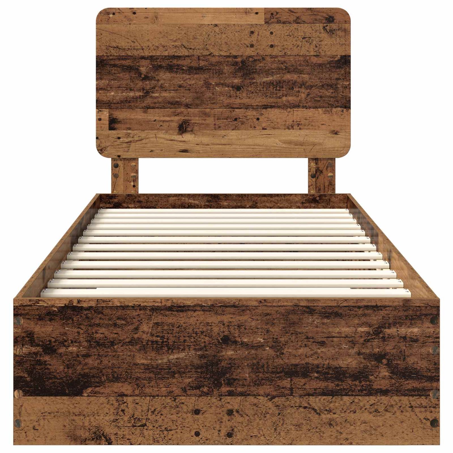 Struttura del letto Legno vecchio 90 x 190 cm Legno multistrato | homemem39