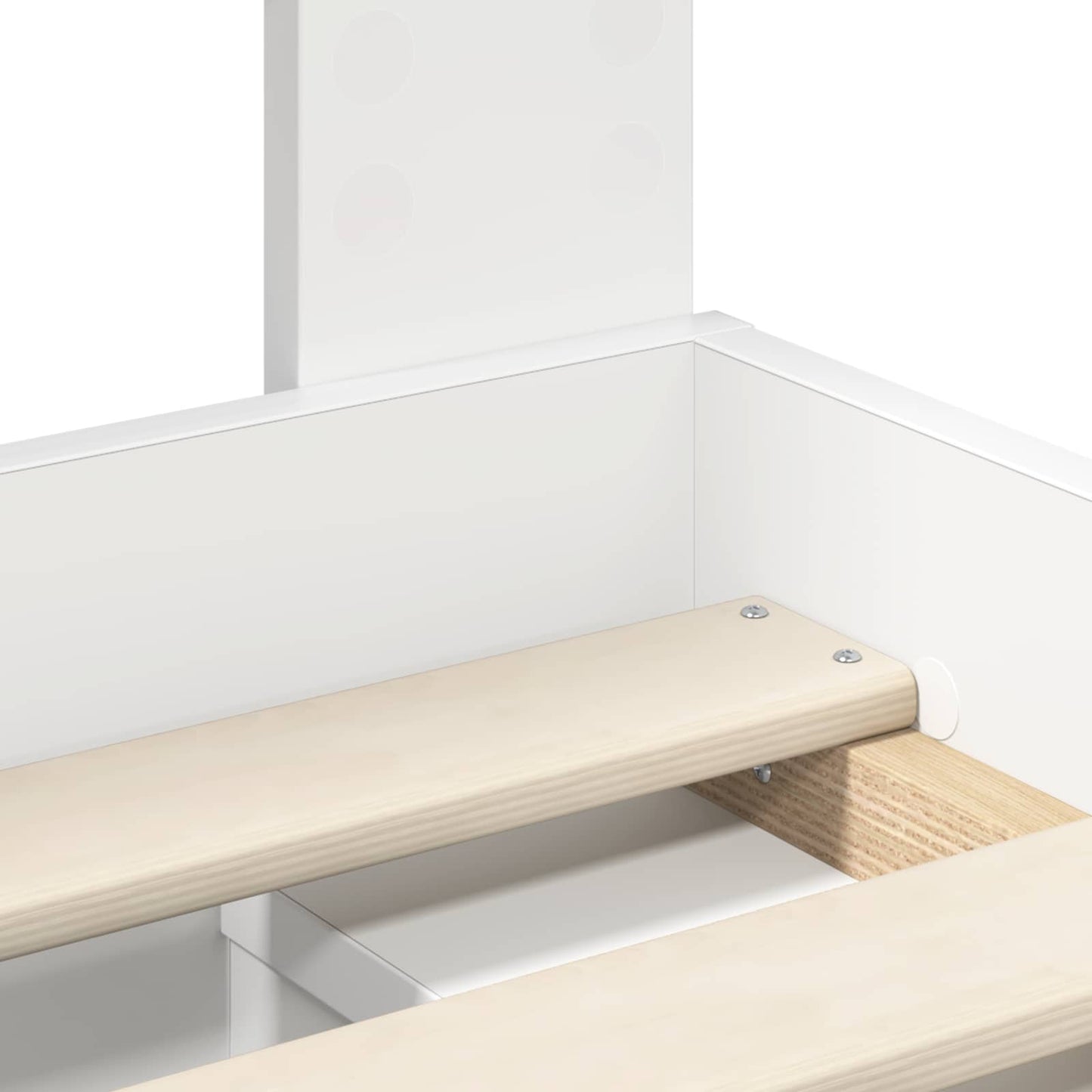 Struttura del letto Bianco 200 x 200 cm Pino massello | homemem39