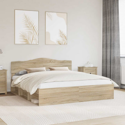 Struttura del letto Sonoma 200 x 200 cm Pino massello | homemem39