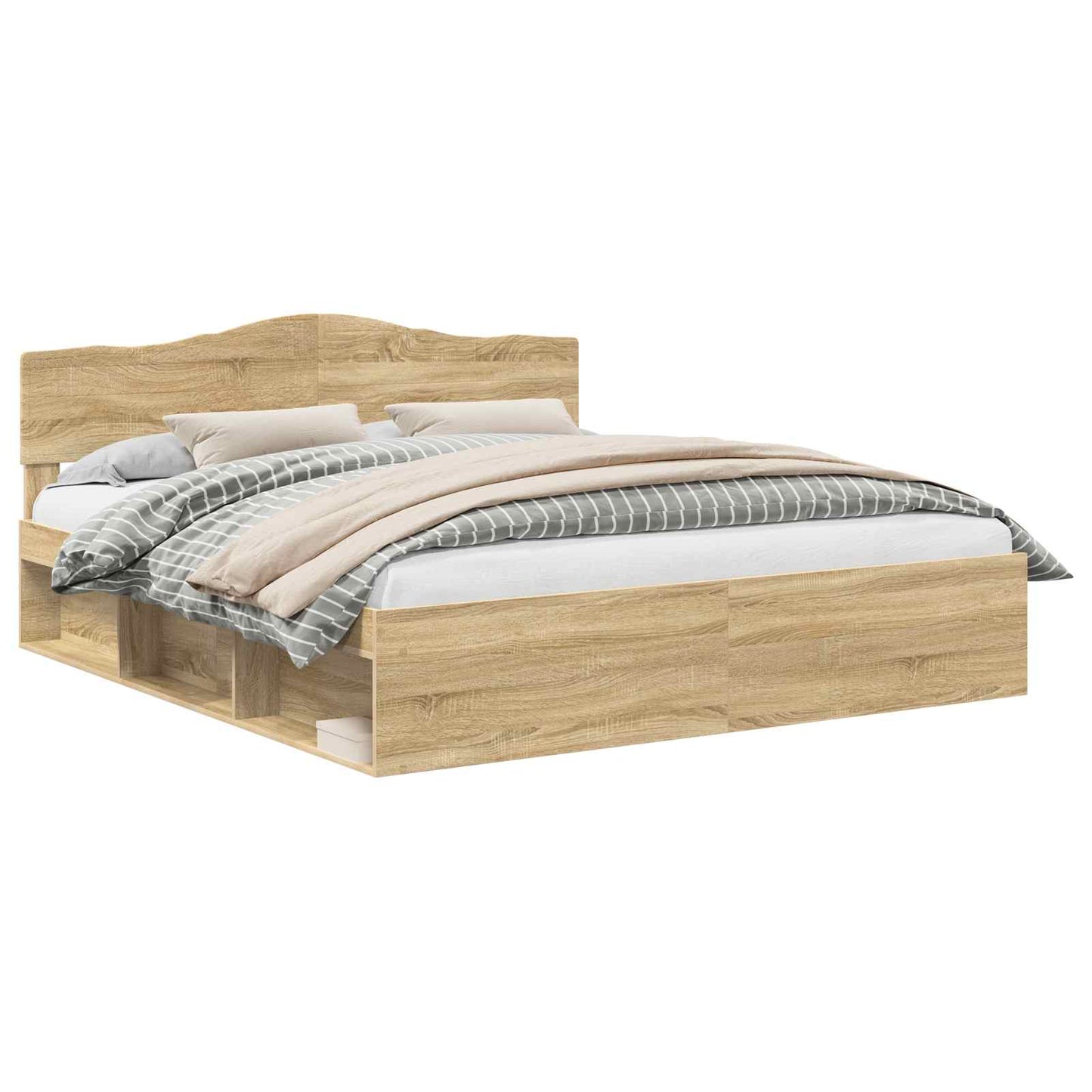Struttura del letto Sonoma 200 x 200 cm Pino massello | homemem39