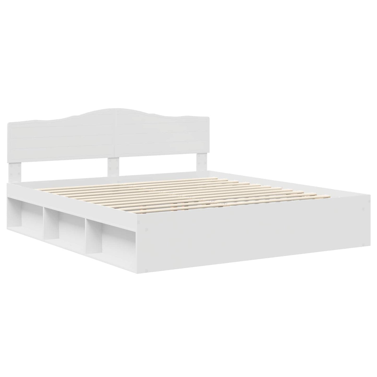 Struttura del letto Bianco 180 x 200 cm Pino massello | homemem39